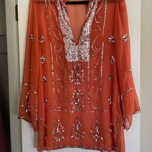 Orange sequence cover up